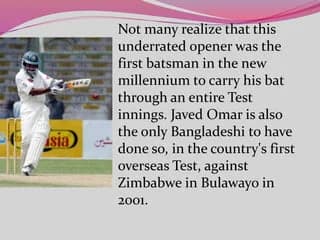 Test Debut Century